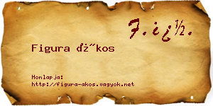Figura Ákos névjegykártya